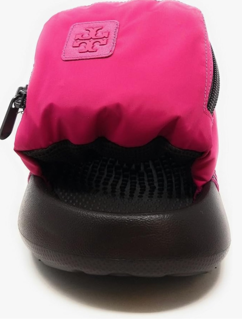 TOR BURCH Pink Slide zip pocket   Sandals with Padded Strap - Picture 15 of 16